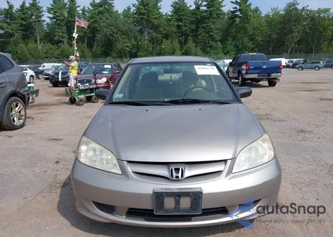 2004 Honda Civic Lx из США, поврежденный, VIN 2HGES16594H615254